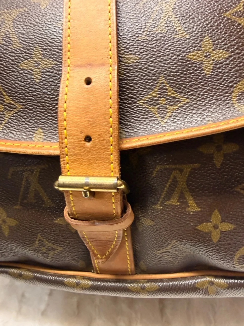 ⭐️LOUIS VUITTON-AR0924 Saumur 40 Monogram Canvas